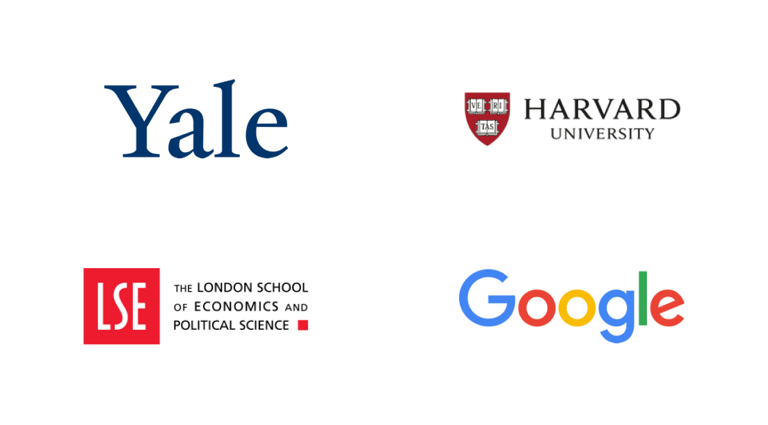 Partners include Yale, Harvard University, LSE, Google and more than 250 other leading universities