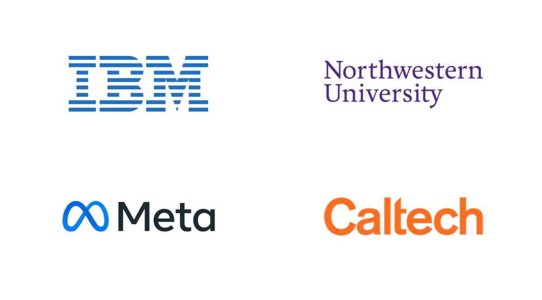 Partner include IBM, Northwestern University, Meta and Caltech and more than 250 other leading universities